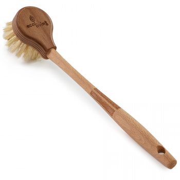 ecoLiving Long Handled Wooden Dish Brush