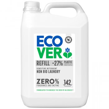 Ecover Zero Sensitive Non-Bio Laundry Liquid Refill - 5L - 142 Washes