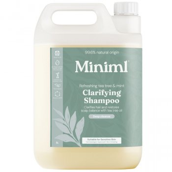 Miniml Clarifying Shampoo Refill - Refreshing Tea Tree & Mint - 5L