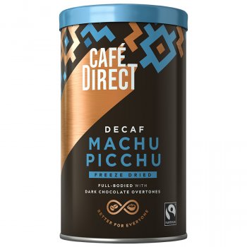 Caf�direct Fairtrade Machu Picchu Decaffeinated Freeze Dried Instant Coffee - 100g