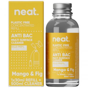 neat. Anti-Bac Multi Surface Concentrated Refill - Mango & Fig - 30ml