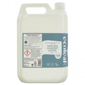 Ecoleaf Fragrance Free Laundry Liquid Refill - 5L
