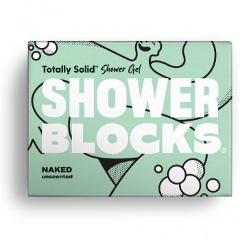 Shower Blocks Solid Shower Gel - Unscented - 100g