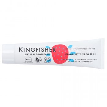Kingfisher Children's Toothpaste with Fluoride - Strawberry - 100ml