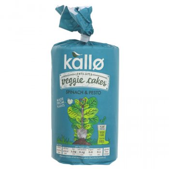 Kallo Spinach & Pesto Veggie Cakes - 122g