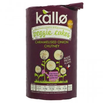 Kallo Caramelised Onion Veggie Cakes - 122g