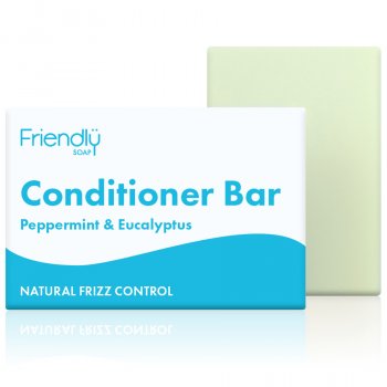 Friendly Soap Natural Conditioner Bar - Peppermint & Eucalyptus - 90g