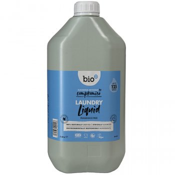 Bio D Concentrated Non-Bio Laundry Liquid - Fragrance Free - 5L - 125 Washes