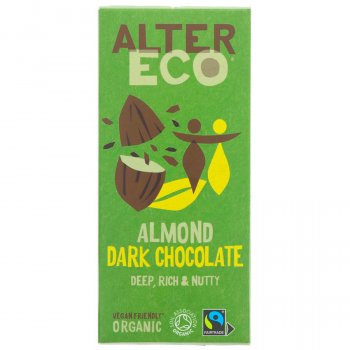 Altereco Organic Almond Dark Chocolate - 100g