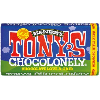 Tony's Chocolonely Ben & Jerry's Dark Milk Brownie - 180g