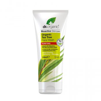 Dr Organic Tea Tree Face Wash - 200ml
