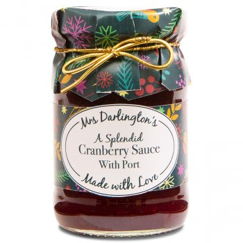 Mrs Darlington's Cranberry Sauce With Port - 200g