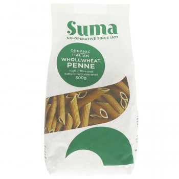Suma Organic Wholewheat Penne Pasta - 500g