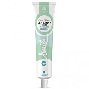 Ben & Anna Toothpaste with Fluoride - White - 75ml