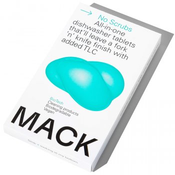 MACK No Scrubs Dishwasher Tablets - 28 tablets
