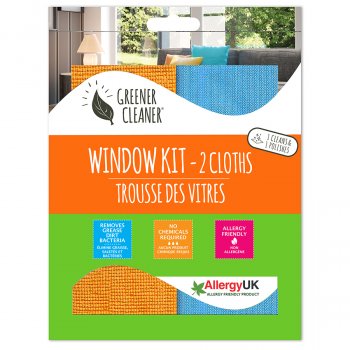 Greener Cleaner Window Cloth Kit - Pack of 2