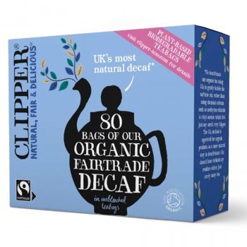Clipper Fairtrade & Organic Decaf Tea - 80 Bags