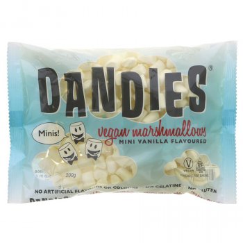 Dandies Vegan Vanilla Mini Marshmallows - 200g