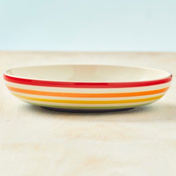 Hand Painted New Rainbow Pasta Bowl