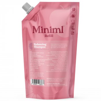Miniml Balancing Shampoo Refill Pouch - Uplifting Pink Grapefruit - 1L