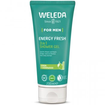 Weleda Mens Energy Fresh 3in1 Shower Gel - 200ml