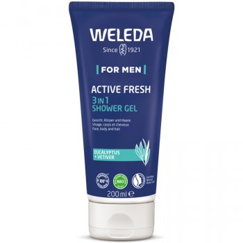 Weleda Mens Active Fresh 3in1 Shower Gel - 200ml