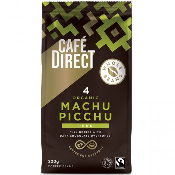 Caf�direct Fairtrade Organic Machu Picchu Coffee Beans - 200g