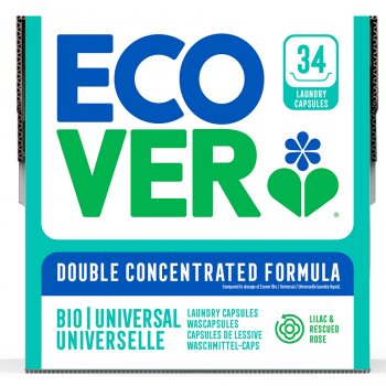 Ecover Bio Laundry Capsules - Lilac & Rescued Rose - 34 Capsules
