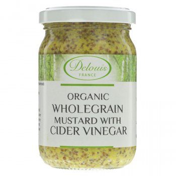 Delouis Organic Wholegrain Mustard - 200g