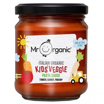 Mr Organic Kid's Veggie Pasta Sauce - Tomato, Carrot & Parsnip - 200g