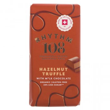 Rhythm 108 Hazelnut Truffle Bar - 100g