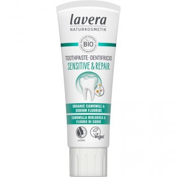 Lavera Sensitive & Repair Toothpaste - Chamomile with Fluoride - 75ml