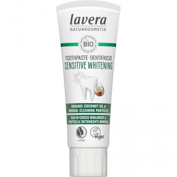 Lavera Sensitive Whitening Toothpaste - with Fluoride - 75ml