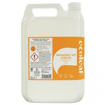Ecoleaf Washing Up Liquid - Orange Blossom & Cedar - 5L