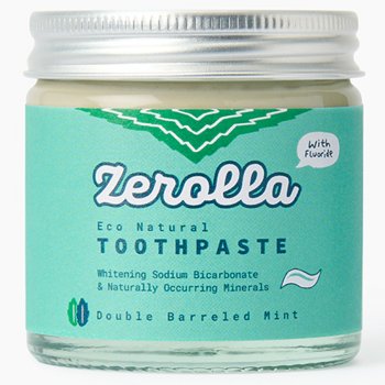 Zerolla Eco Natural Toothpaste - with Fluoride - Double Mint - 60ml