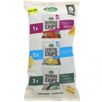 Eat Real Multipack - Hummus, Lentil & Quinoa - 5 Pack