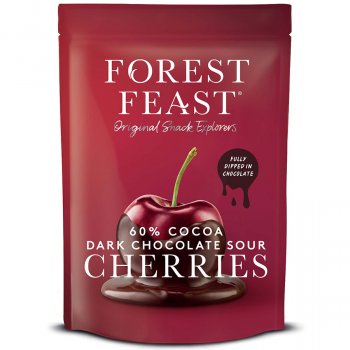 Forest Feast Dark Chocolate Sour Cherries - 120g