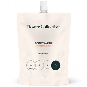 Bower Collective Body Wash - Orange & Mandarin Refill - 1L