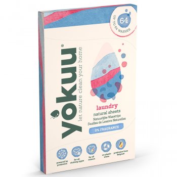 Yokuu Laundry Sheets - 0% Fragrance - 32 Sheets