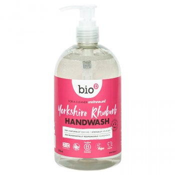 Bio D Cleansing Hand Wash - Yorkshire Rhubarb - 500ml