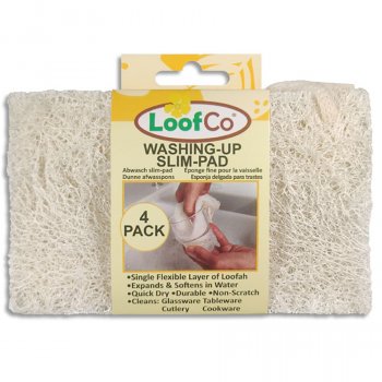 LoofCo Washing-Up Slim Pad - Pack of 4