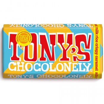 Tony's Chocolonely Milk Rice Crispy Caramel - 180g