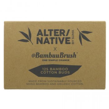 Alternative by Suma Bambuu Cotton Buds - Box of 125