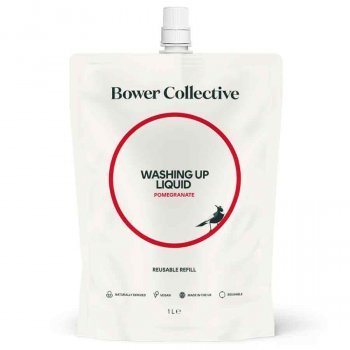 Bower Collective Washing Up Liquid - Pomegranate Refill - 1L