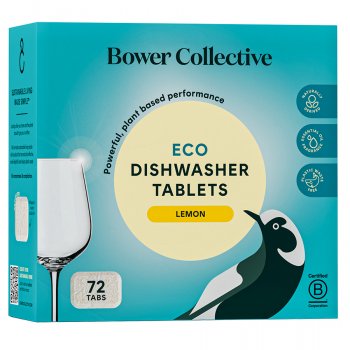 Bower Collective Dishwasher Tablets - Lemon - 72 Tabs