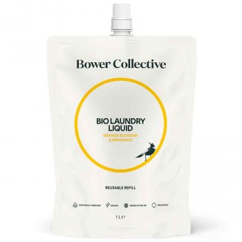 Bower Collective Bio Laundry Liquid - Orange Blossom & Bergamot Refill - 1L