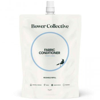 Bower Collective Fabric Conditioner - Fresh Linen Refill - 1L