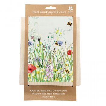 National Trust Plant Based Cleaning Cloths Set of 2 - Bees