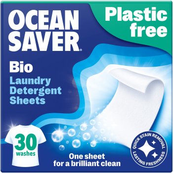 OceanSaver Plastic Free Bio Laundry Eco Sheets - Ocean Breeze - 30 Washes