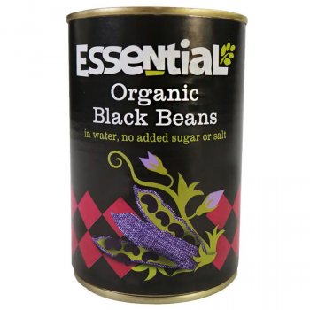 Essential Trading Organic Black Beans - 400g